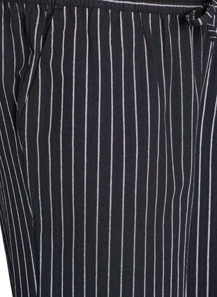 Zizzi Løse bukser med høy midje og lommer, Svart, Packshot image number 2