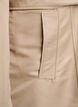 Kort trenchcoat med belte, Beige, Packshot image number 3