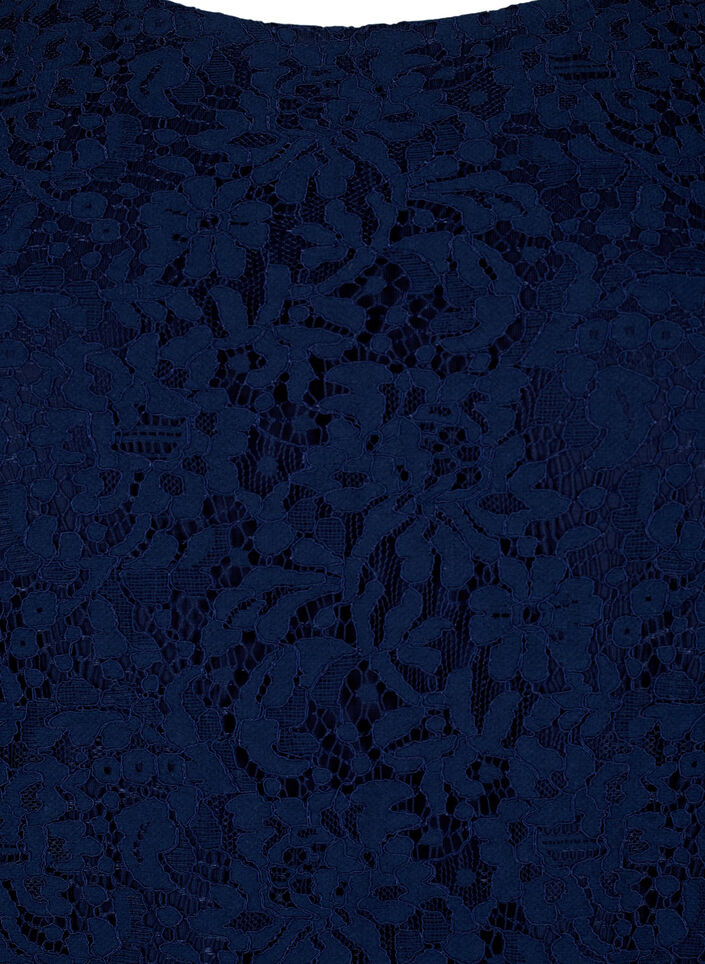 Blondekjole med lange ermer, Navy Blazer, Packshot image number 2