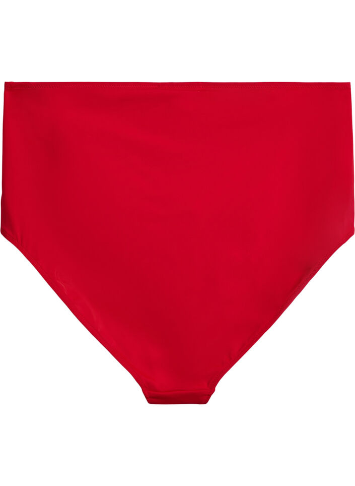 Bikinitruse med h&oslash;y midje, R&oslash;d, Packshot image number 1