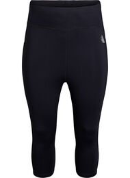 Capri løpetights med lett kompresjon, Black