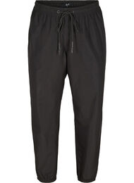 Regnbukser med strikk og knyting, Black