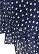 M&oslash;nstret kjole med volanger og lange ermer, Bl&aring;, Packshot image number 3