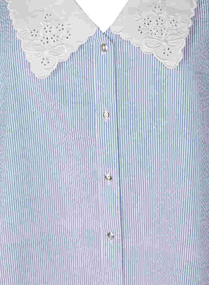 Stripete skjorte med krage, Marlin, Packshot image number 2