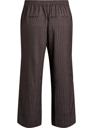 Zizzi Bukser med vide ben og høy midje, Brun, Packshot image number 1