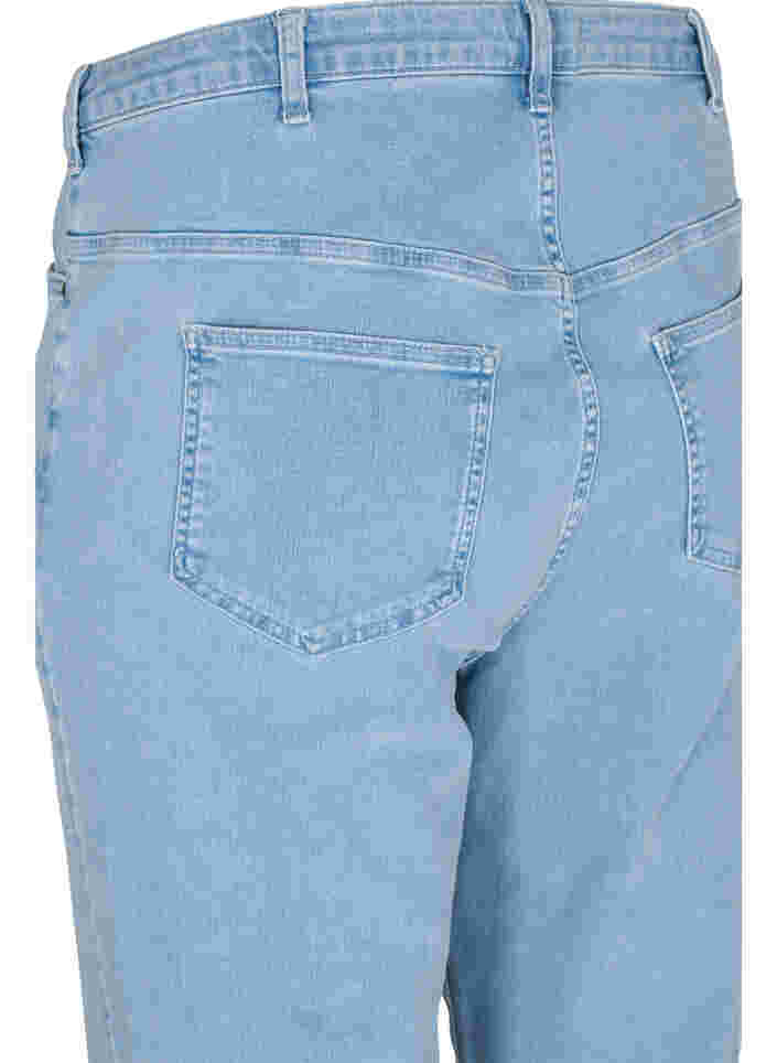 Megan jeans med ekstra høyt liv, Light blue, Packshot image number 3