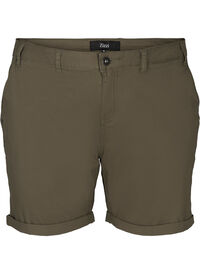 Shorts i bomull med lommer
