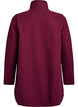 Kort k&aring;pe med A-linjesnitt, M&oslash;rk Bordeaux, Packshot image number 1