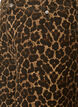 Leopardm&oslash;nstret denim Bermudashorts, Brun, Packshot image number 2