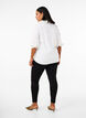 Viscose-leggings med knappdetaljer, Svart, Model image number 1