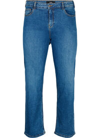 Gemma-jeans med høyt liv og normal passform
