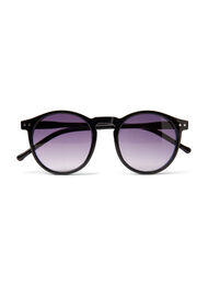 Solbriller med runde glass, Black