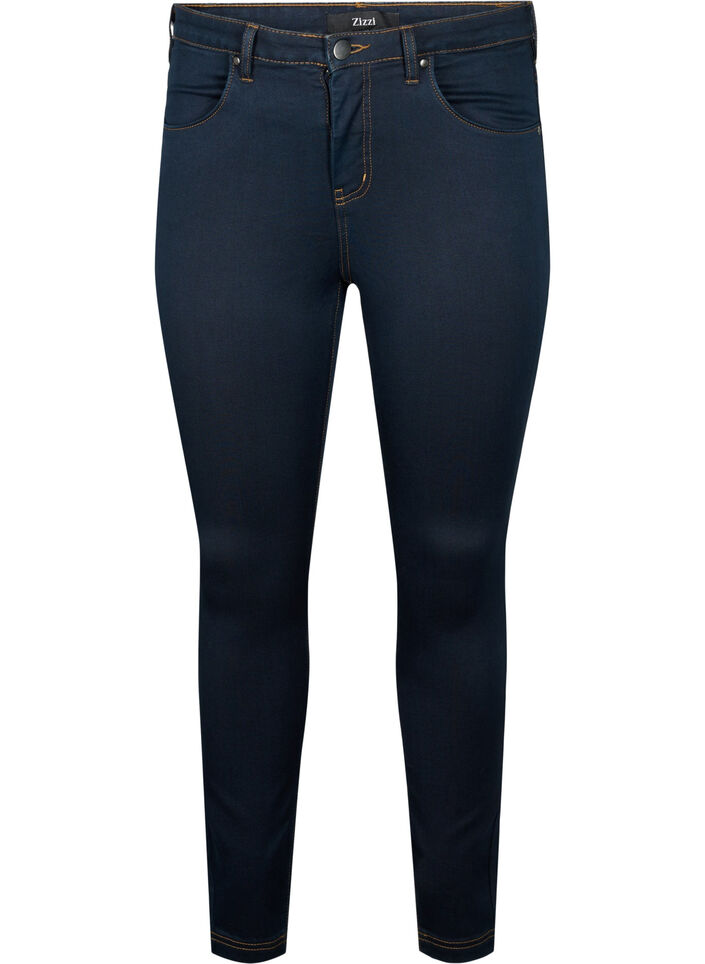 Super slim Amy jeans med h&oslash;yt liv, Tobacco Un, Packshot image number 0