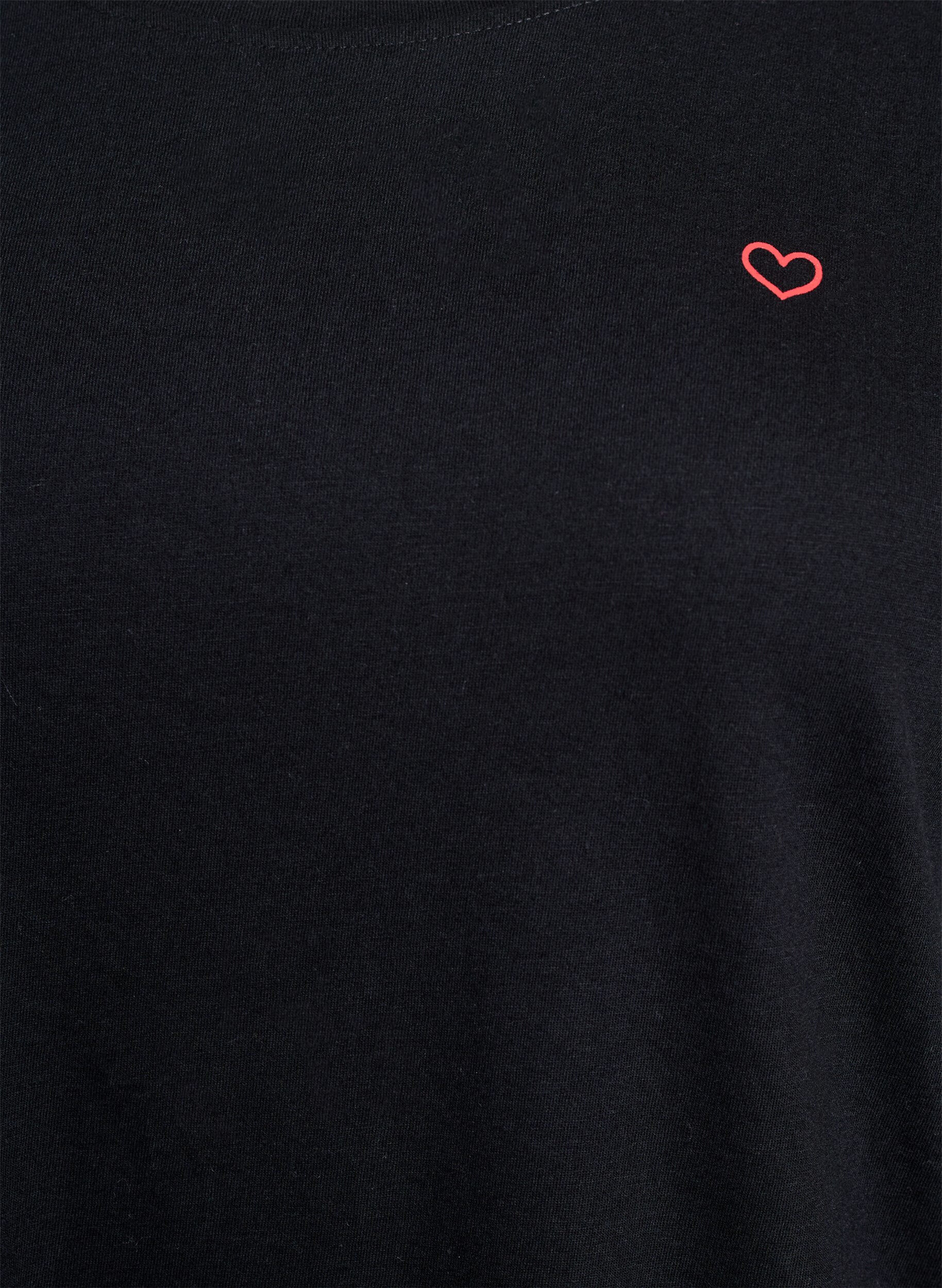 Zizzi FLASH - T-skjorte med motiv, Svart, Packshot image number 2