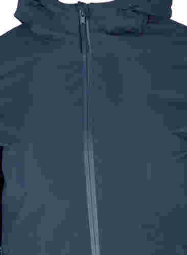 Vinterjakke med justerbar midje, Navy Blazer, Packshot image number 2