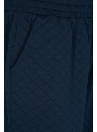 Quiltet bukse med lommer, Navy Blazer, Packshot image number 2