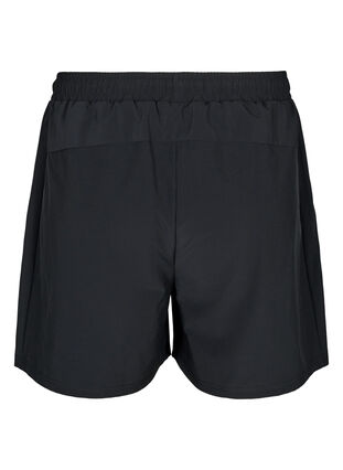 Zizzi Treningsshorts med innershorts, Black, Packshot image number 1