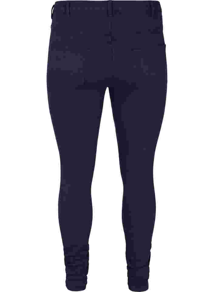 Super slim Amy jeans med høyt liv, Night Sky, Packshot image number 1