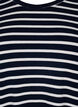 Langermet bluse med striper, Evening Blue Stripe, Packshot image number 2