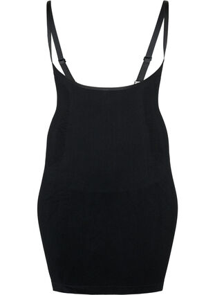 Shapewear underkjole med tynne stropper, Black, Packshot image number 0