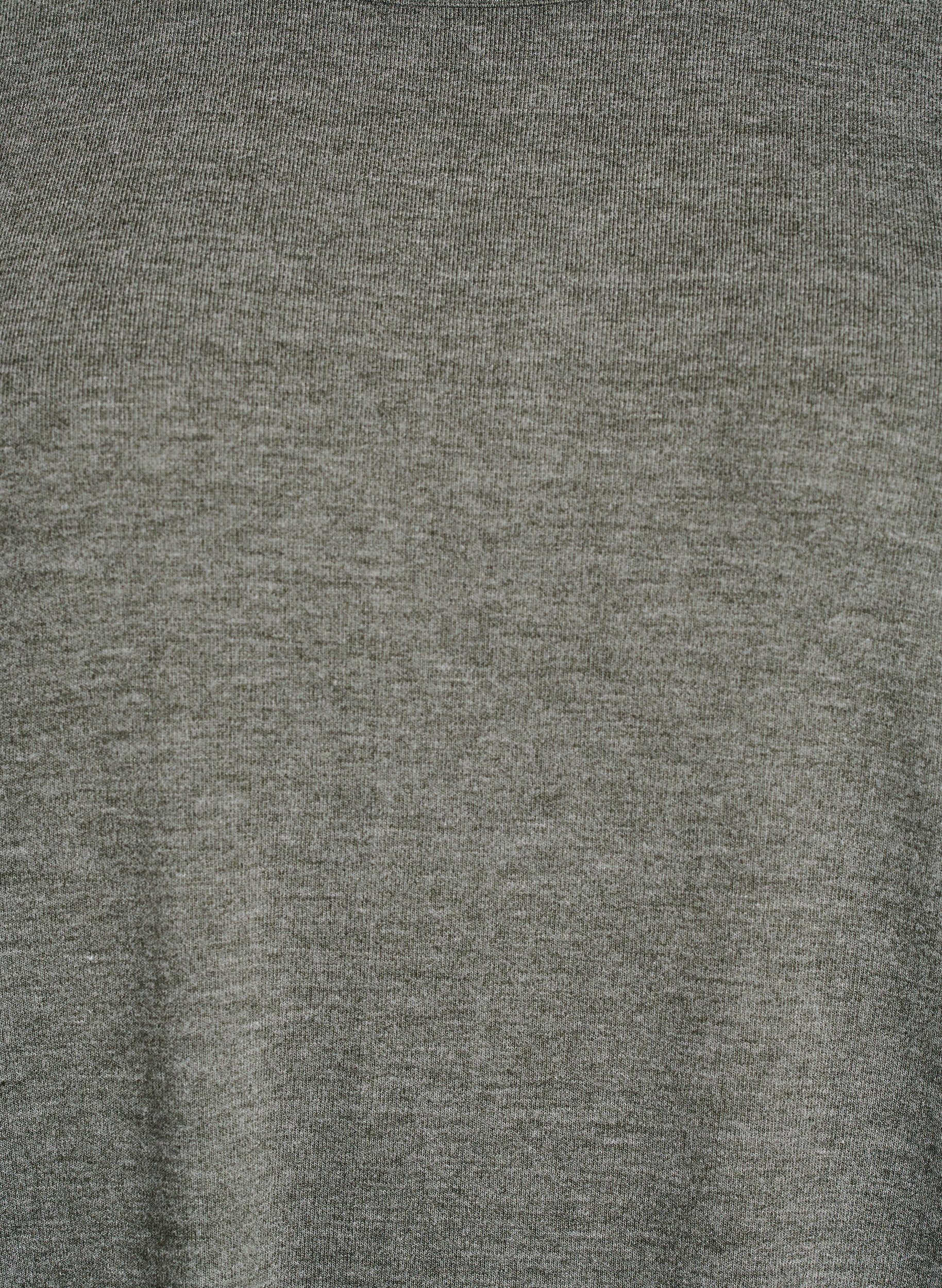 Zizzi Jersey bluse med 3/4 ermer, Gr&oslash;nn, Packshot image number 2