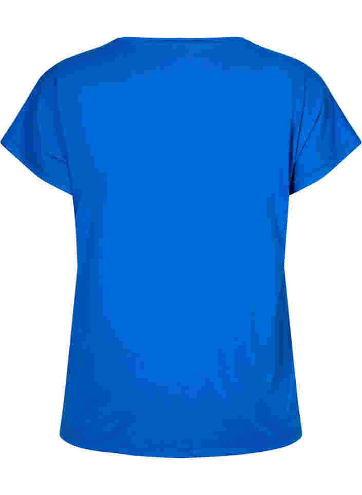 Kortermet trenings T-skjorte, Lapis Blue, Packshot image number 1