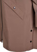 Regnjakke med lommer og hette, Brun, Packshot image number 3