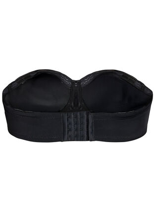 Zizzi Stroppeløs bh med bøyler, Black, Packshot image number 1