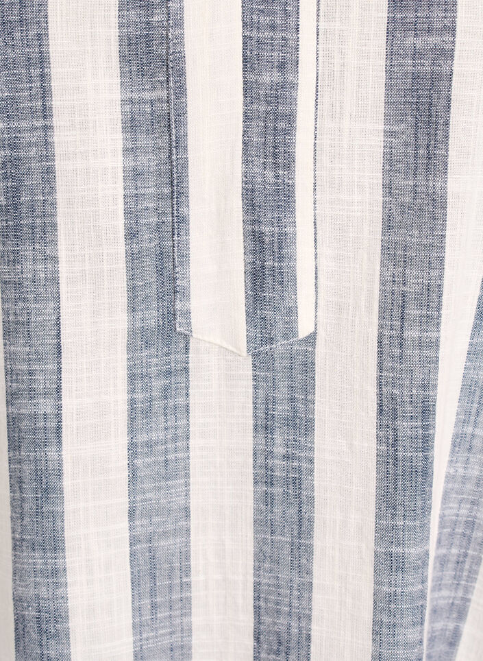 Bomullstunika med V-hals, Beige, Packshot image number 2