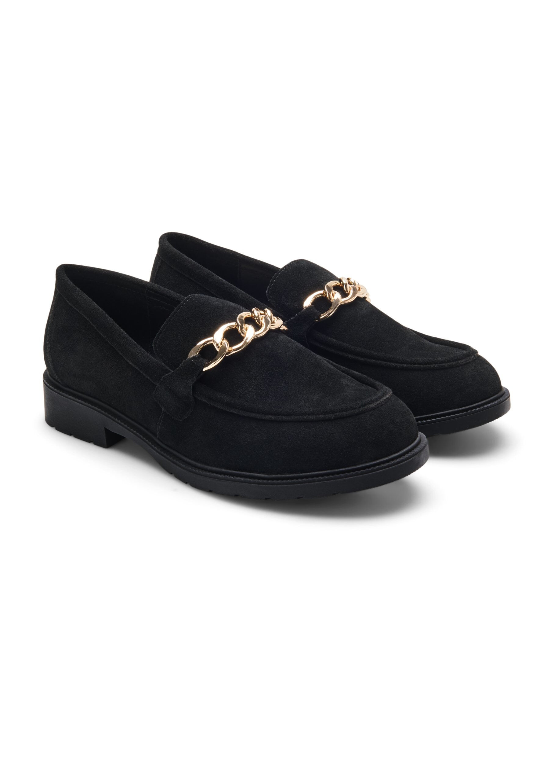 Zizzi Wide fit loafers, Black, Packshot image number 3