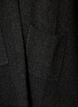 Lang cardigan med lommer, Svart, Packshot image number 3