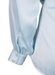 Festbluse i sateng med omslag, Delicate Blue, Packshot image number 4