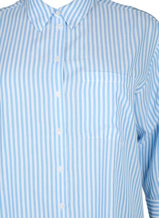 Lang, stripete skjorte med trekvartlange ermer, Marina W. Stripe, Packshot image number 2