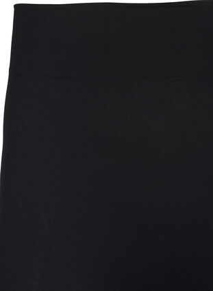 Zizzi Sømløs sykkelshorts, Svart, Packshot image number 2