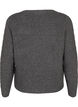 Strikket cardigan med knytedetaljer, Dark Grey Melange, Packshot image number 1