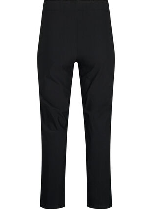 Zizzi Elastisk bukse i viskose, Black, Packshot image number 1