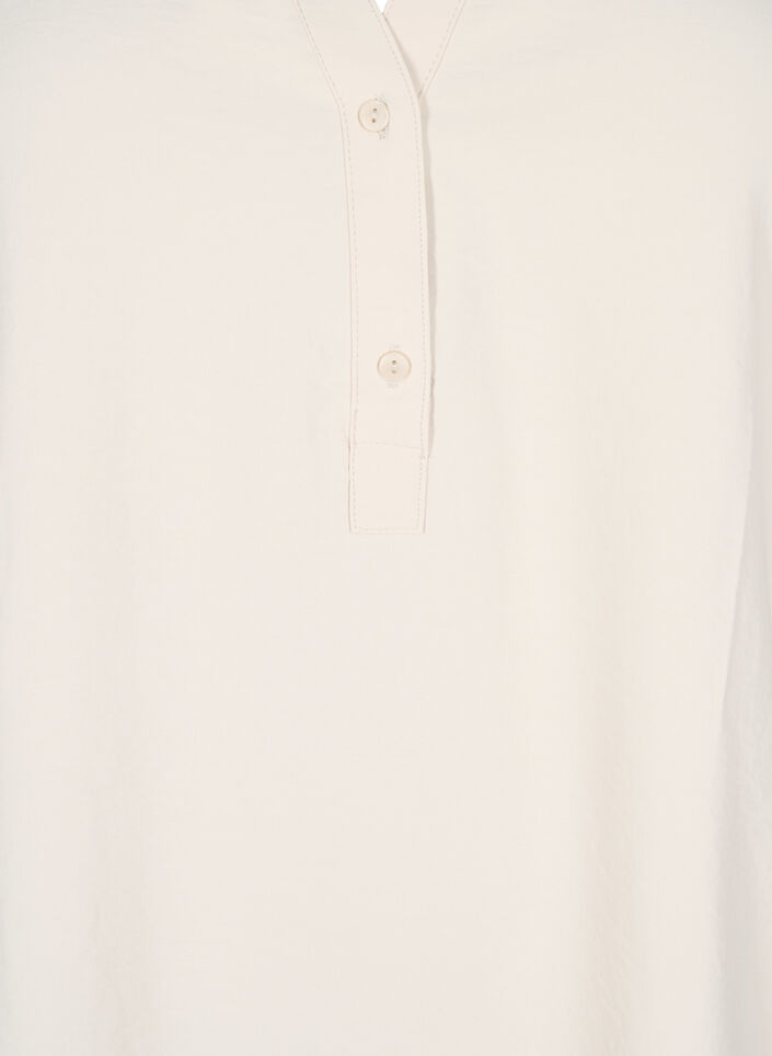 FLASH - Skjortebluse med lange ermer, Beige, Packshot image number 2