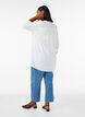 Bomullsmuslin tunika med broderie anglaise, Hvit, Model image number 2