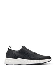 Slip-on-sneaker med bred passform, Svart