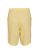 Loose fit bomullsmusselinshorts med h&oslash;y midje, Gul, Packshot image number 1