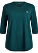 Treningsbluse med 3/4-ermer, Gr&oslash;nn, Packshot image number 0