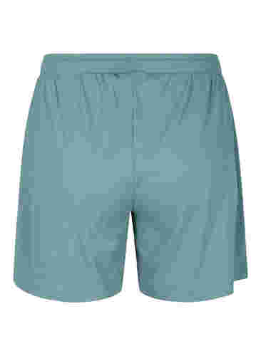 Shorts i et ribbet materiale med lommer, Goblin Blue, Packshot image number 1