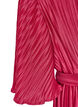 Plissert midikjole med flaggermus ermer, Rosa, Packshot image number 3