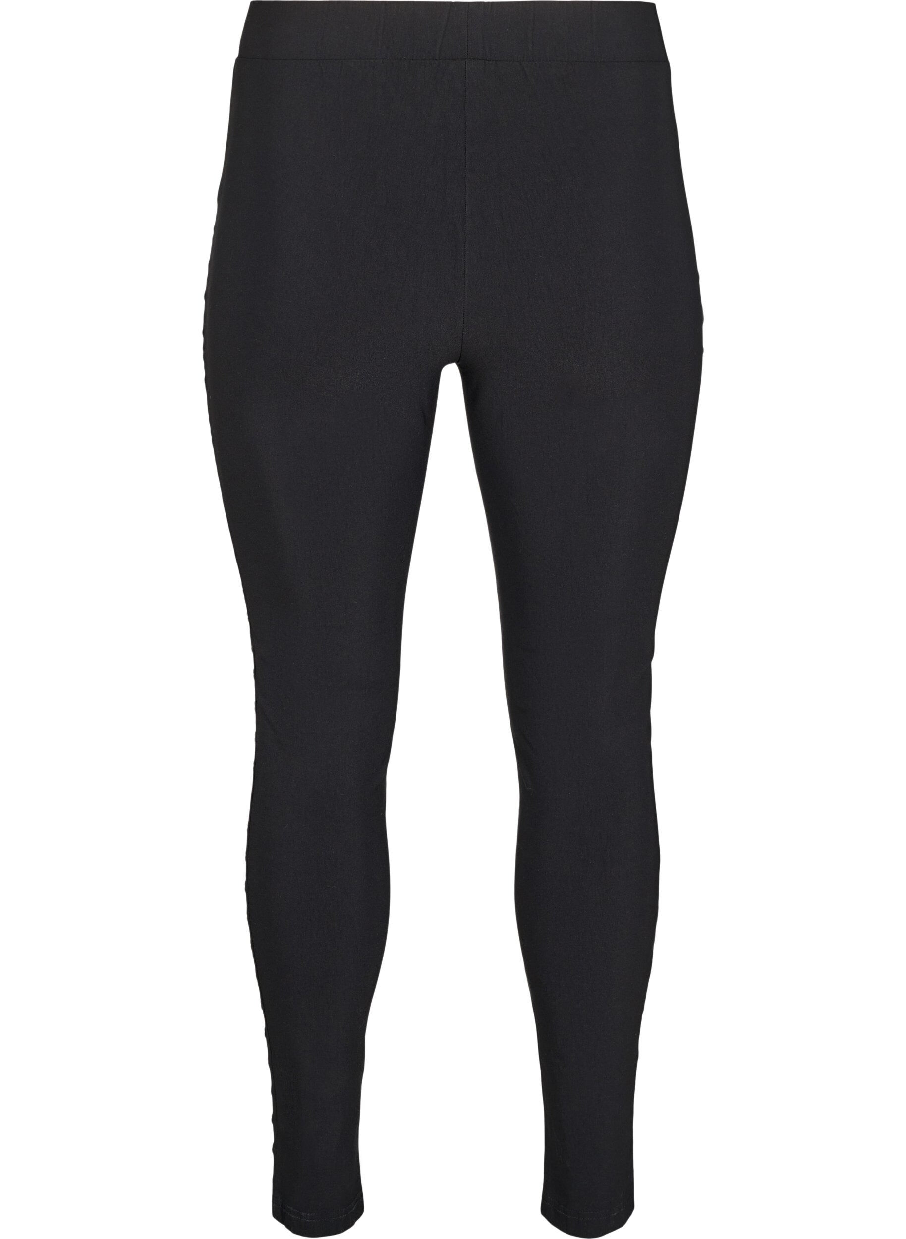 Zizzi Leggings med maljer, Black, Packshot image number 1