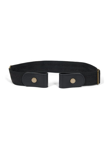 Elastisk belte med lurex, Black, Packshot image number 0