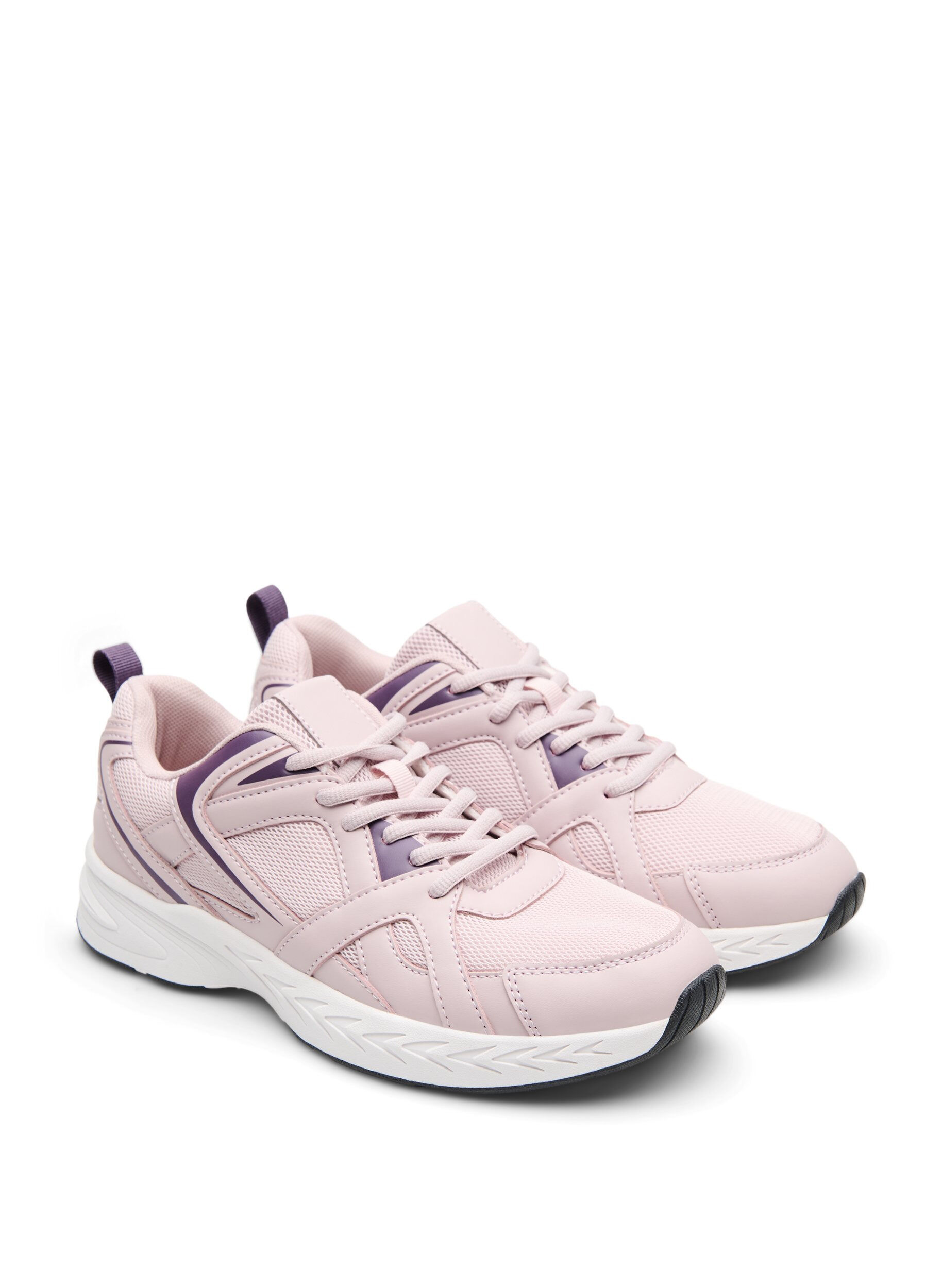 Zizzi Wide fit - Sporty sneakers, Rosa, Packshot image number 1