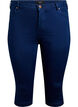 Slim fit Army caprijeans med h&oslash;y midje, Bl&aring;, Packshot image number 0