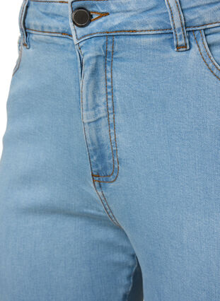 Ellen bootcut jeans med høyt liv, Ex Lgt Blue, Packshot image number 2