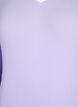 Bluse med plissé og 3/4-ermer, Lavender, Packshot image number 2