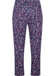 Pyjamasbukser i bomull med trykk, Bl&aring;, Packshot image number 1